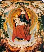 Jean Hey The Virgin in Glory Surrounded by Angels France oil painting reproduction